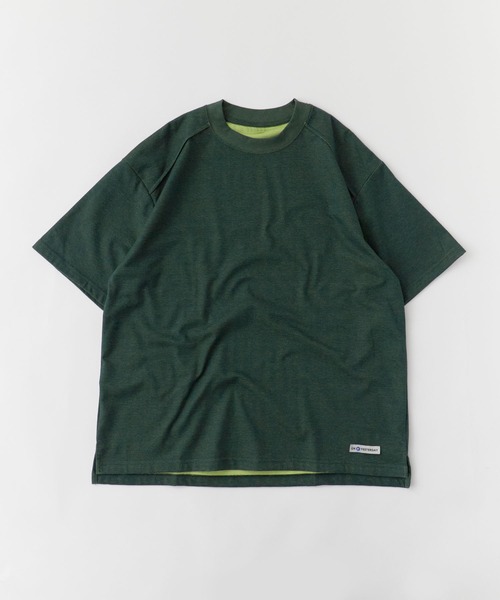 OK YESTERDAY(オッケーイエスタデイ)の「OK YESTERDAY / オーケー イエスタデイ ダブルフェイスTシャツ 秋 秋服 2026年秋冬(Tシャツ/カットソー・メンズ・グリーン/ネイビー・M/L)」の12枚目の写真