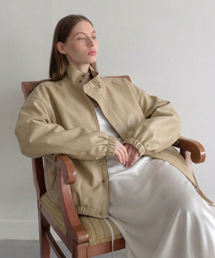 esy Half Leather Jacket (beige)
