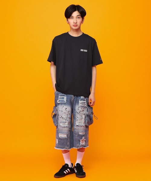 ALAND（エーランド）の「ALAND×MOM'S TOUCH／イラストTシャツ（Tシャツ/カットソー・レディース・ブラック/ホワイト・MEDIUM/LARGE）」の9枚目の写真