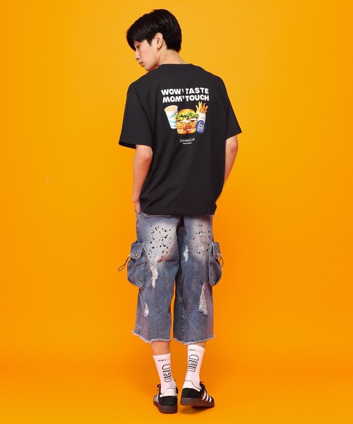 ALAND（エーランド）の「ALAND×MOM'S TOUCH／イラストTシャツ（Tシャツ/カットソー・レディース・ブラック/ホワイト・MEDIUM/LARGE）」の12枚目の写真