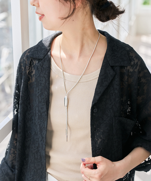 Spick & Span(スピックアンドスパン)の「EO / イオ LOOP TIE NECKLACE(ネックレス・レディース・シルバー・FREE)」の8枚目の写真