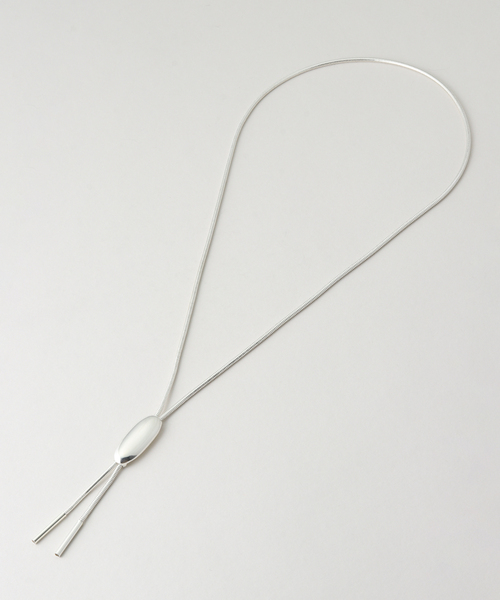 Spick & Span(スピックアンドスパン)の「EO / イオ LOOP TIE NECKLACE(ネックレス・レディース・シルバー・FREE)」の6枚目の写真