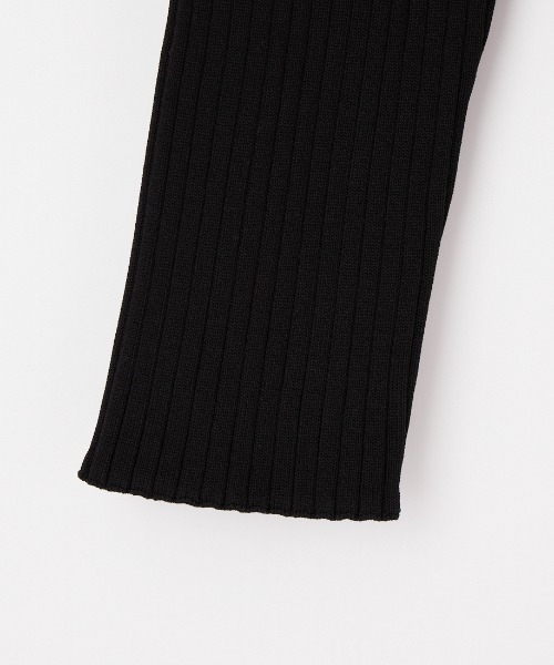 FRED PERRY（フレッドペリー）の「[FRED PERRY/フレッドペリー] ジップスルー ペプラムニットカーディガン（カーディガン/ボレロ・レディース・ブラック・10）」の11枚目の写真
