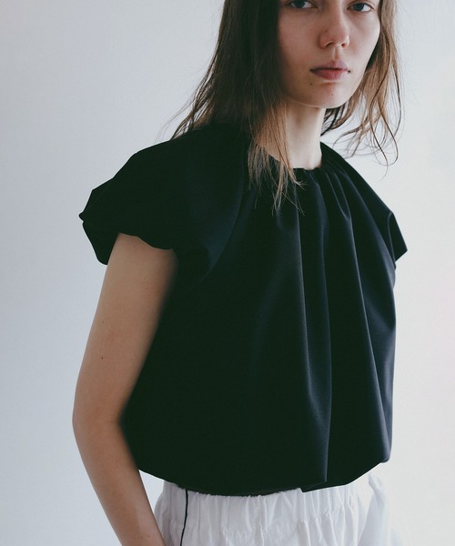 manof マノフ BALLOON CUT TOPS ブラック BALLOON CUT TOPS（Tシャツ/カットソー）｜MANOF（マノフ）の