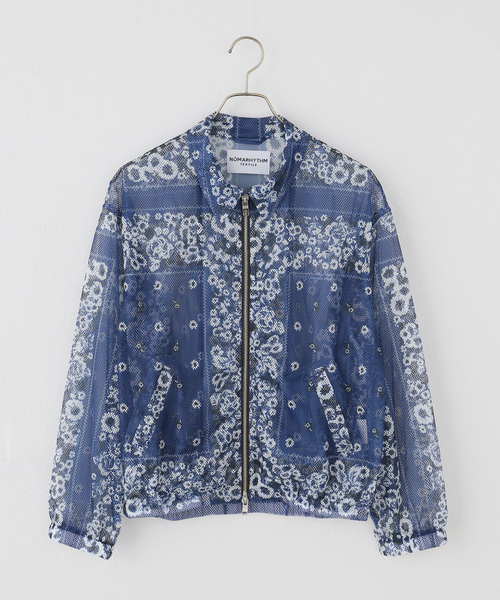 JOURNAL STANDARD(ジャーナルスタンダード)の「別注【NOMARHYTHM TEXTILE 】 JS メッシュブルゾン(ブルゾン・レディース・ブラウン/ネイビー・X-SMALL)」の2枚目の写真