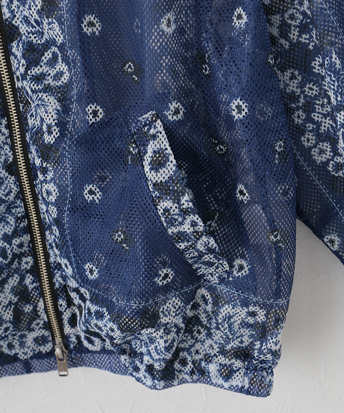 JOURNAL STANDARD(ジャーナルスタンダード)の「別注【NOMARHYTHM TEXTILE 】 JS メッシュブルゾン(ブルゾン・レディース・ブラウン/ネイビー・X-SMALL)」の5枚目の写真