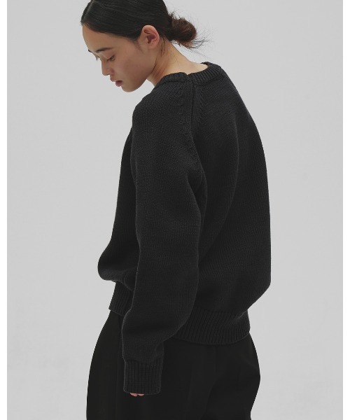 TODAYFUL（トゥデイフル）の「Raglan Knit Pullover（ニット/セーター・レディース・ブラック/ブラウン・FREE）」の5枚目の写真
