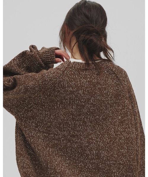 TODAYFUL（トゥデイフル）の「Raglan Knit Pullover（ニット/セーター・レディース・ブラック/ブラウン・FREE）」の10枚目の写真