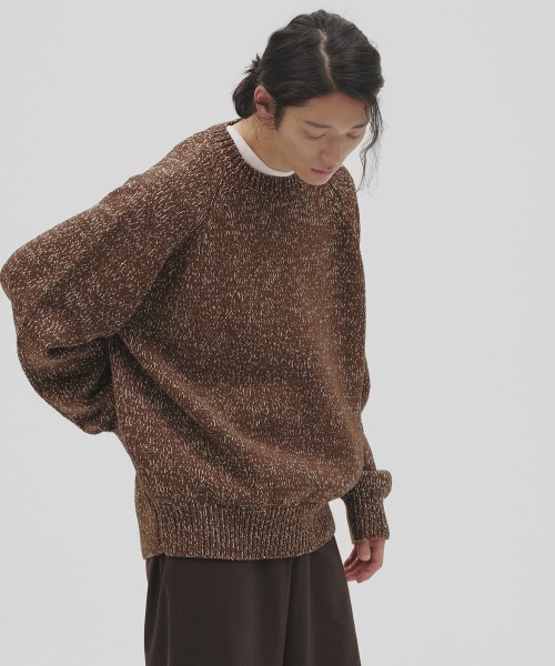TODAYFUL（トゥデイフル）の「Raglan Knit Pullover（ニット/セーター・レディース・ブラック/ブラウン・FREE）」の16枚目の写真