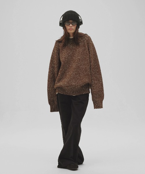 TODAYFUL（トゥデイフル）の「Raglan Knit Pullover（ニット/セーター・レディース・ブラック/ブラウン・FREE）」の22枚目の写真