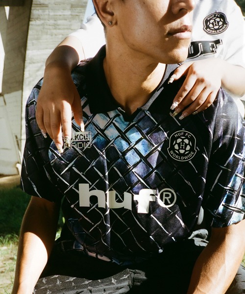 HUF(ハフ)の「DIAMOND PLATE JERSEY(ジャージ・メンズ・ブラック・M/S)」の10枚目の写真