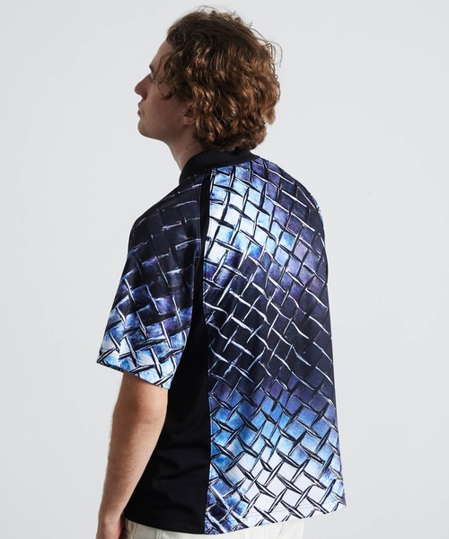 HUF(ハフ)の「DIAMOND PLATE JERSEY(ジャージ・メンズ・ブラック・M/S)」の3枚目の写真