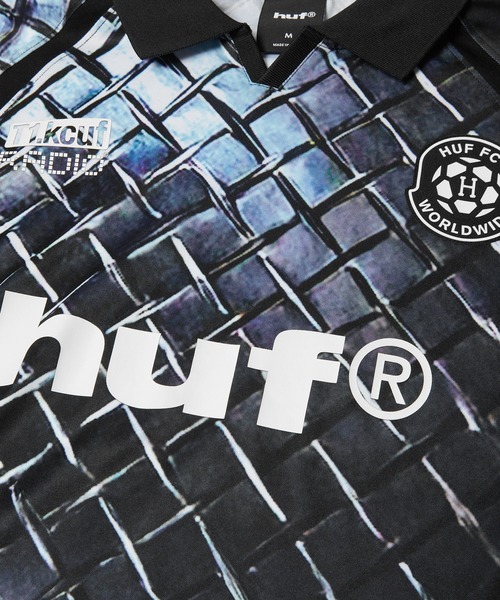 HUF(ハフ)の「DIAMOND PLATE JERSEY(ジャージ・メンズ・ブラック・M/S)」の7枚目の写真