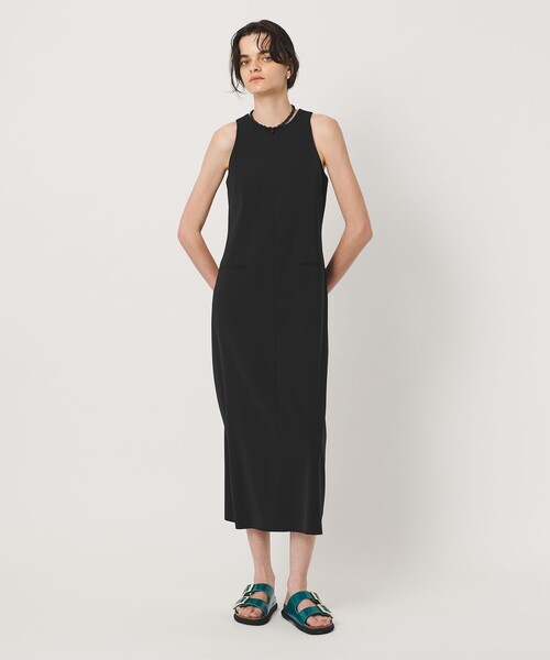 H BEAUTY&YOUTH UNITED ARROWS(エイチビューティーアンドユースユナイテッドアローズ)の「<H>ポリエステル タンクドレス(ワンピース・レディース・ダークグレー/ブラック・S/M)」の2枚目の写真