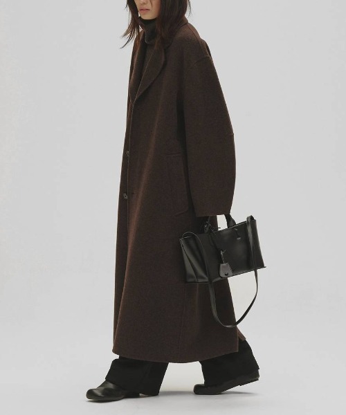 TODAYFUL（トゥデイフル）の「【TODAYFUL/トゥデイフル】Useful Leather Bag (M)/レザーバッグ（ショルダーバッグ・レディース・ダークブラウン/ブラック・FREE）」の8枚目の写真