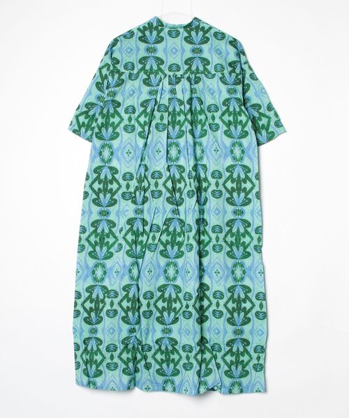 sandy（サンディー）の「プリントラウンドカラー切替OP（ワンピース・レディース・その他/グリーン/イエロー/その他1・FREE）」の5枚目の写真