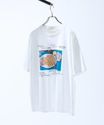 WEEKEND BREAKFAST プリントTシャツ / オーバーサイズ/ LE TRIO ABAHOUSE