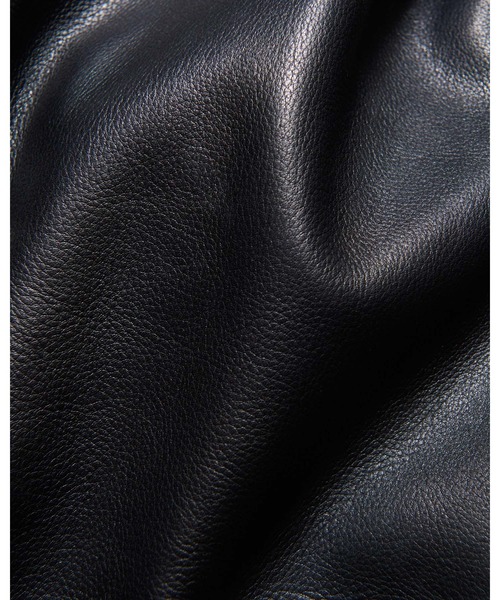 SOPHNET.(ソフネット)の「LEATHER COACH BLOUSON(ブルゾン・メンズ・ブラック・2/1/5/4/3)」の9枚目の写真