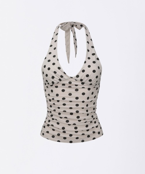 SCULPTOR（スカルプター）の「Dot Halter Top（その他トップス・レディース・アイボリー/ピンク/ブラウン・MEDIUM/SMALL）」の6枚目の写真