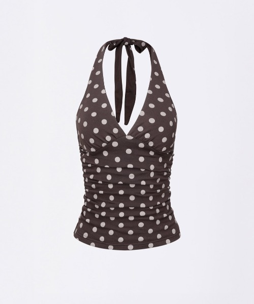 SCULPTOR（スカルプター）の「Dot Halter Top（その他トップス・レディース・アイボリー/ピンク/ブラウン・MEDIUM/SMALL）」の10枚目の写真