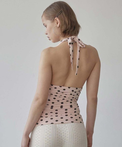 SCULPTOR（スカルプター）の「Dot Halter Top（その他トップス・レディース・アイボリー/ピンク/ブラウン・MEDIUM/SMALL）」の12枚目の写真