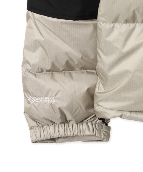 THE NORTH FACE(ザノースフェイス)の「THE NORTH FACE WS NUPTSE JACKET / ザ・ノース・フェイス ウィンドストッパー ヌプシ ジャケット(ダウンジャケット/コート・メンズ・ブラック×グレー/アイボリー/レッド・S/M/L/XL/XXL)」の8枚目の写真