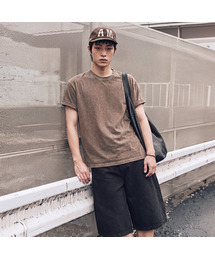 ANOLORCODE（アノローコード）の「ストーンウォッシュ半袖Tシャツ (3色)（Tシャツ/カットソー）」