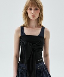 TUBE TOP TIE DETAIL 2WAY / チューブ トップ タイ ディテール 2WAY