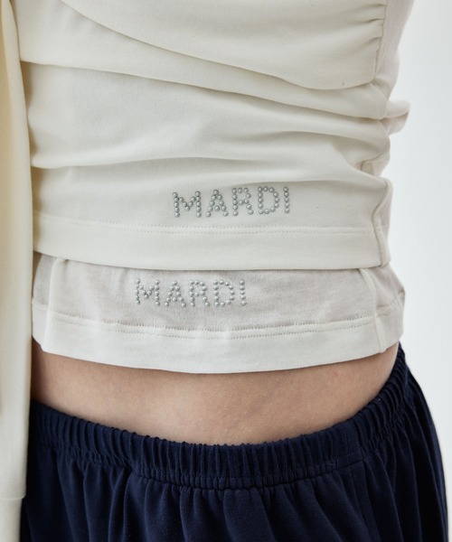 Mardi Mercredi(マルディメクルディ)の「TUBE TOP TIE DETAIL 2WAY / チューブ トップ タイ ディテール 2WAY(チューブトップ・レディース・グレー/ネイビー/アイボリー/ブラック・FREE)」の18枚目の写真