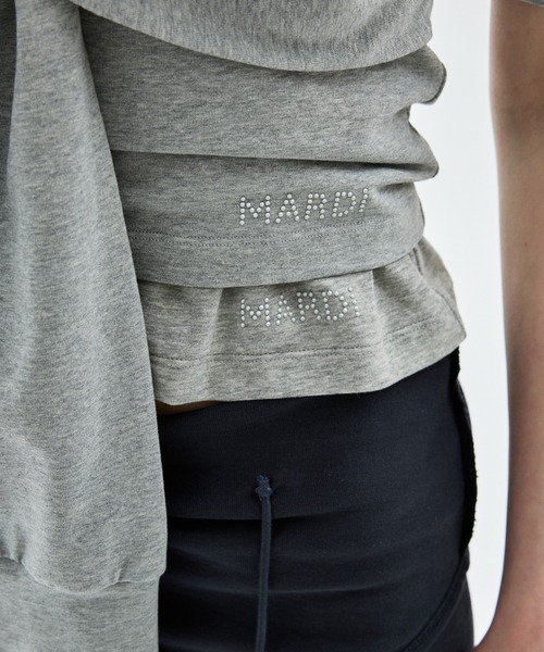 Mardi Mercredi(マルディメクルディ)の「TUBE TOP TIE DETAIL 2WAY / チューブ トップ タイ ディテール 2WAY(チューブトップ・レディース・グレー/ネイビー/アイボリー/ブラック・FREE)」の13枚目の写真