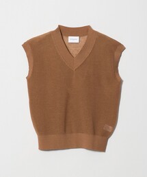 UNITED ARROWS | ミニ Vネック フレンチスリーブ ニット ‐ウォッシャブル‐(ベスト)