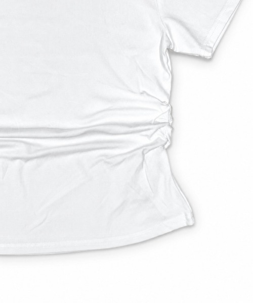 NANEA(ナネア)の「ウエストシャーリングクルーT(Tシャツ/カットソー・レディース・オレンジ/グレー/ブラック/ホワイト・X-LARGE/LARGE)」の16枚目の写真