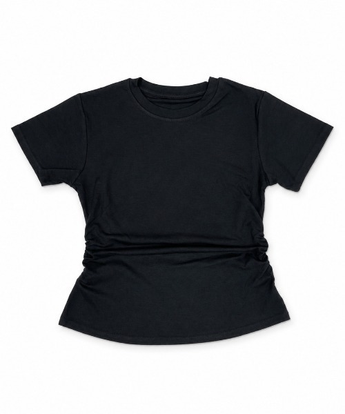 NANEA(ナネア)の「ウエストシャーリングクルーT(Tシャツ/カットソー・レディース・オレンジ/グレー/ブラック/ホワイト・X-LARGE/LARGE)」の18枚目の写真