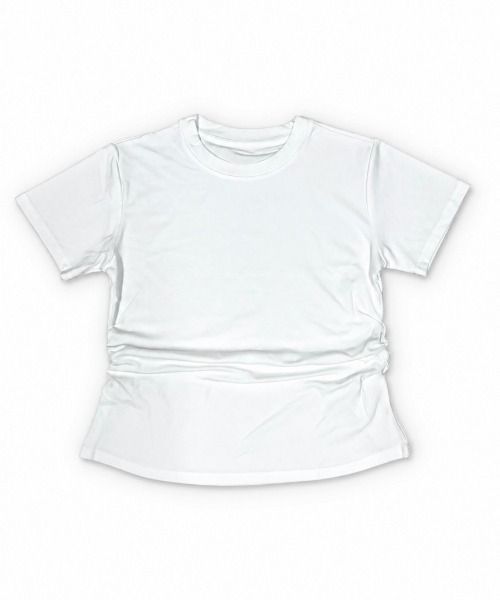 NANEA(ナネア)の「ウエストシャーリングクルーT(Tシャツ/カットソー・レディース・オレンジ/グレー/ブラック/ホワイト・X-LARGE/LARGE)」の14枚目の写真