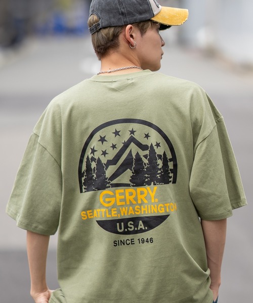 En serio TOKYO(エンソリオトーキョー)の「【GERRY】別注MTサークルロゴ半袖Tシャツ 42-9153G-IMP(Tシャツ/カットソー・メンズ・カーキ/ダークブルー/オートミール/ブラック/ホワイト・X-LARGE/MEDIUM/LARGE/SMALL)」の4枚目の写真