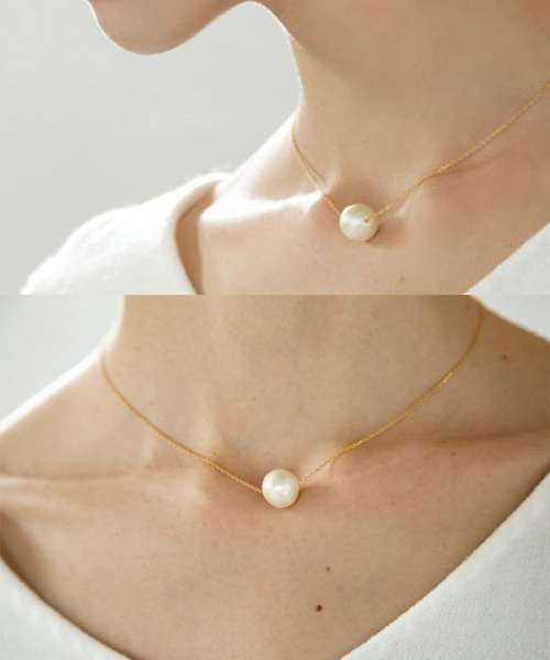 Style Deli スタイルデリ の コットンパール一粒ネックレス ネックレス Wear Style Deli スタイルデリ の コットンパール一粒ネックレス ネックレス Wear