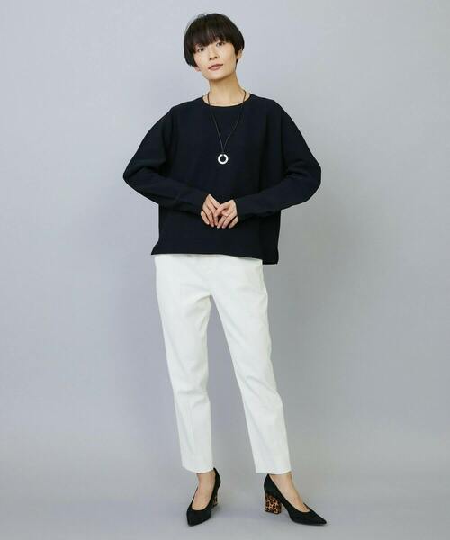 MOGA(モガ)の「ドライオックスクロップドパンツ(その他パンツ・レディース・ネイビー・3)」の6枚目の写真