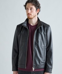 MEN'S BIGI（メンズビギ）の「エクセラファスナー ラムレザージャケット（ライダースジャケット）」