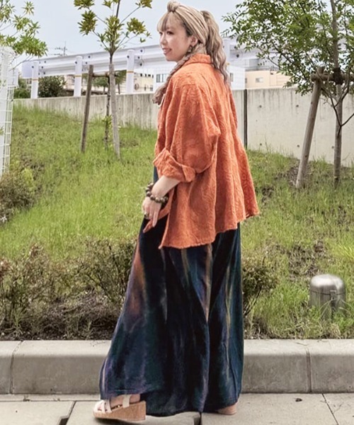 チャイハネ(チャイハネ)の「【チャイハネ】シブダーイサロペット(サロペット/オーバーオール・レディース・レッド/グリーン/ブラック・FREE)」の8枚目の写真