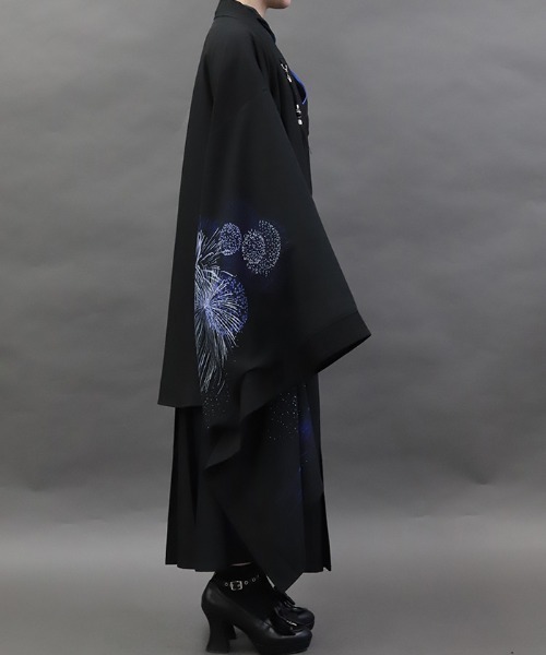 REZEN(リゼン)の「花火プリント羽織(その他アウター・メンズ・ブルーパープル/ローズ/イエロー・MEDIUM/LARGE)」の9枚目の写真