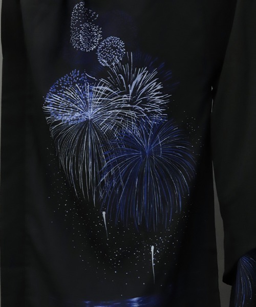 REZEN(リゼン)の「花火プリント羽織(その他アウター・メンズ・ブルーパープル/ローズ/イエロー・MEDIUM/LARGE)」の12枚目の写真