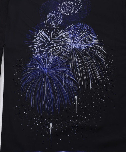 REZEN(リゼン)の「花火プリント羽織(その他アウター・メンズ・ブルーパープル/ローズ/イエロー・MEDIUM/LARGE)」の18枚目の写真