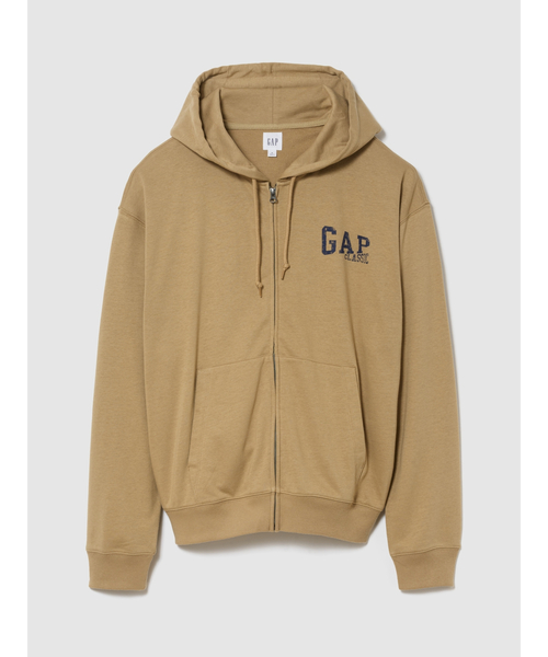 GAP（ギャップ）の「GAP CLASSICロゴ ジップアップパーカー（パーカー・メンズ・ネイビー/ベージュ系その他/グレー/ベージュ・XS/XL/S/L/M）」の13枚目の写真