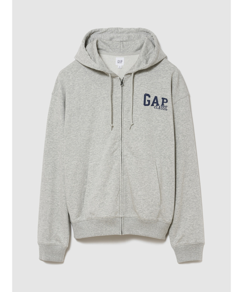 GAP（ギャップ）の「GAP CLASSICロゴ ジップアップパーカー（パーカー・メンズ・ネイビー/ベージュ系その他/グレー/ベージュ・XS/XL/S/L/M）」の14枚目の写真