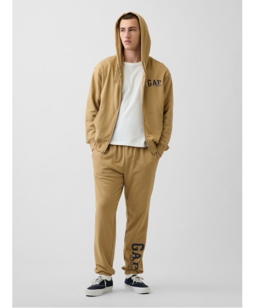 GAP（ギャップ）の「GAP CLASSICロゴ ジップアップパーカー（パーカー・メンズ・ネイビー/ベージュ系その他/グレー/ベージュ・XS/XL/S/L/M）」の22枚目の写真