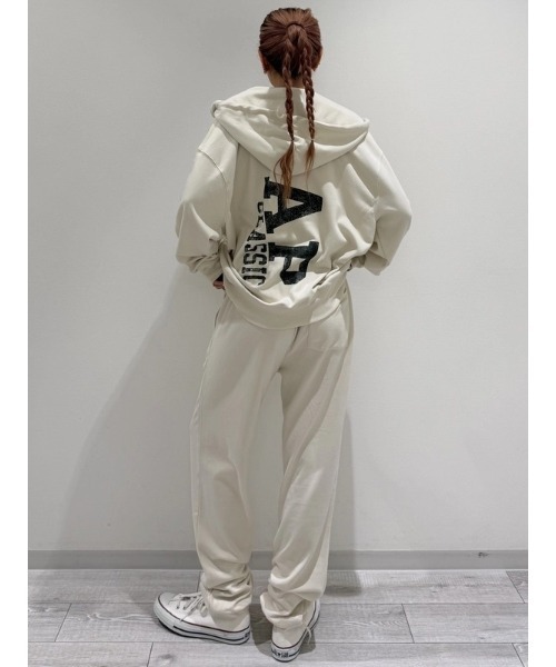 GAP（ギャップ）の「GAP CLASSICロゴ ジップアップパーカー（パーカー・メンズ・ネイビー/ベージュ系その他/グレー/ベージュ・XS/XL/S/L/M）」の19枚目の写真