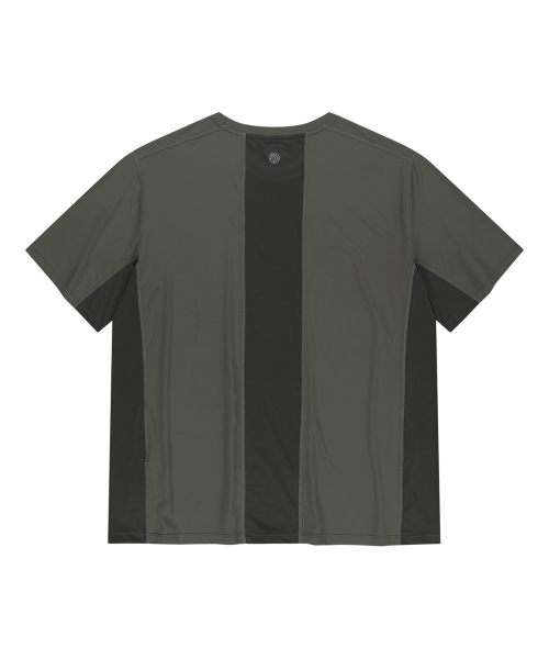 OFFGRID(オフグリッド)の「クーリアアスキンハイブリッド半袖Tシャツ-カーキ(Tシャツ/カットソー・メンズ・その他・MEDIUM/LARGE/X-LARGE/SMALL)」の2枚目の写真