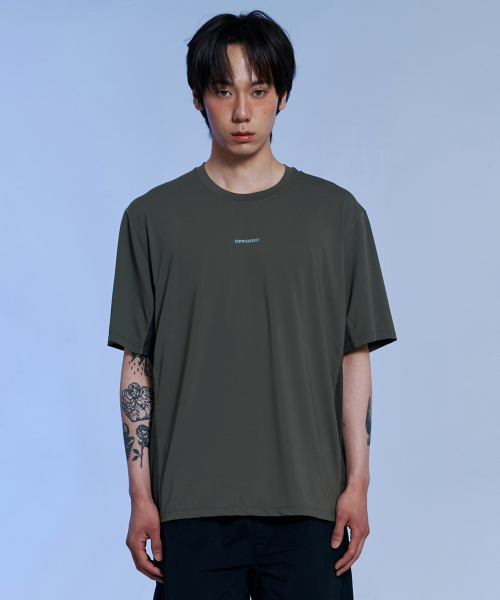 OFFGRID(オフグリッド)の「クーリアアスキンハイブリッド半袖Tシャツ-カーキ(Tシャツ/カットソー・メンズ・その他・MEDIUM/LARGE/X-LARGE/SMALL)」の3枚目の写真
