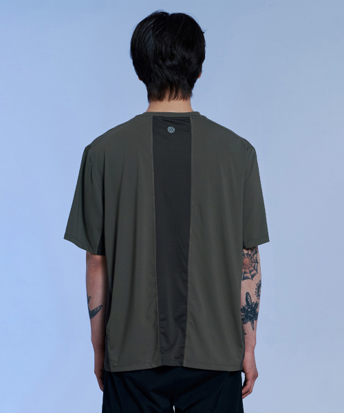 OFFGRID(オフグリッド)の「クーリアアスキンハイブリッド半袖Tシャツ-カーキ(Tシャツ/カットソー・メンズ・その他・MEDIUM/LARGE/X-LARGE/SMALL)」の5枚目の写真