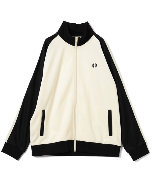FRED PERRY(フレッドペリー)の「【別注】FRED PERRY / Track Jacket 26FW(ジャージ・メンズ・ホワイト/ブラウン・MEDIUM/LARGE/X-LARGE/SMALL)」の3枚目の写真